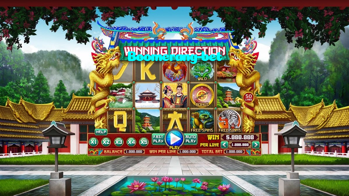 Boomerang-bet casino presented on mobile device in Pakistan with slots and live games